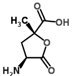 CAS#: 759457-84-6， (2R,4S)-4-Amino-2-methyl-5-oxotetrahydro-2-furancarboxylic acid