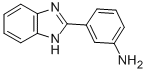 structure of CAS# 7596-74-9, 3-(1H-Benzimidazol-2-Yl)Aniline;[3-(1H-Benzimidazol-2-Yl)Phenyl]Amine;Sbb000484;Nsc408147