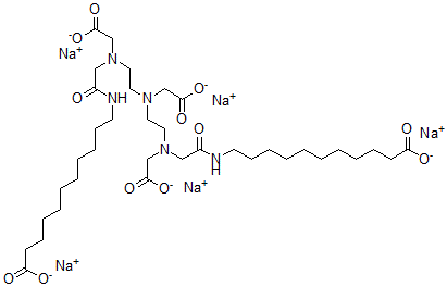 CAS#: 75977-88-7， Pentasodium 11-[[2-[(2-Oxido-2-Oxoethyl)-[2-[(2-Oxido-2-Oxoethyl)-[2-[(2-Oxido-2-Oxoethyl)-[2-[(11-Oxido-11-Oxoundecyl)Amino]-2-Oxoethyl]Amino]Ethyl]Amino]Ethyl]Amino]Acetyl]Amino]Undecanoate
