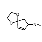 CAS#: 75988-63-5， 1,4-Dioxaspiro[4.4]non-8-en-7-amine