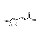 CAS#: 75989-16-1， (2E)-3-(3-Oxo-2,3-dihydro-1,2-oxazol-5-yl)acrylic acid