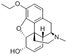 structure of CAS# 76-58-4, (5alpha,6alpha)-7,8-Didehydro-4,5-Epoxy-3-Ethoxy-17-Methyl-Morphinan-6-Ol;Morphine 3-Ethyl Ether;E8512_Sigma;C07537