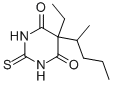 CAS#: 76-75-5， 5-Ethyldihydro-5-(1-Methylbutyl)-2-Thioxo-4,6(1H,5H)-Pyrimidinedione