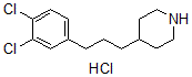 CAS#: 76000-02-7， 4-[3-(3,4-Dichlorophenyl)Propyl]Piperidine Hydrochloride