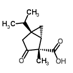 CAS#: 760175-74-4， (1S,2S,5S)-5-Isopropyl-2-methyl-3-oxobicyclo[3.1.0]hexane-2-carboxylic acid