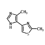 CAS#: 760192-16-3， 2-Methyl-4-(4-methyl-1H-imidazol-5-yl)-1,3-thiazole