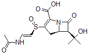 CAS#: 76025-73-5， (5R,6R)-3-[(R)-[(E)-2-Acetamidoethenyl]Sulfinyl]-6-(2-Hydroxypropan-2-Yl)-7-Oxo-1-Azabicyclo[3.2.0]Hept-2-Ene-2-Carboxylic Acid