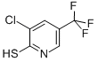 结构式 CAS# 76041-74-2, 3-氯-5-(三氟甲基)吡啶-2-硫醇