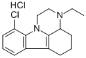 CAS#: 76061-82-0， 1,10-Trimethylene-2-Ethyl-6-Chloro-1,2,3,4-Tetrahydropyrazino(1,2-a)Indole Hydrochloride