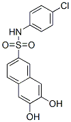 CAS#: 76091-71-9, N-(4-Chlorophenyl)-6,7-Dihydroxynaphthalene-2-Sulfonamide