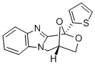 CAS#: 76099-03-1， 4,5-Dihydro-1-(2-Thienyl)-1,4-Epoxy-1H,3H-(1,4)Oxazepino(4,3-a)Benzimidazole