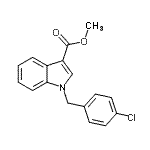 CAS#: 761402-59-9， Methyl 1-(4-chlorobenzyl)-1H-indole-3-carboxylate