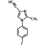CAS#: 761426-56-6， 4-Ethynyl-1-(4-fluorophenyl)-2-methyl-1H-imidazole