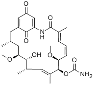 CAS#: 76207-83-5， [(8Z,12E,14E)-6-Hydroxy-5,11-Dimethoxy-3,7,9,15-Tetramethyl-16,20,22-Trioxo-17-Azabicyclo[16.3.1]Docosa-1(21),8,12,14,18-Pentaen-10-Yl] Carbamate