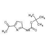 CAS#: 762271-84-1， 2-Methyl-2-propanyl (4-acetyl-1,3-thiazol-2-yl)carbamate