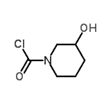 CAS 登录号：76263-92-8， 3-羟基-1-哌啶羰基氯化物
