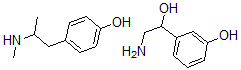 CAS#: 76270-07-0， alpha-(aminomethyl)-3-hydroxy-Benzenemethanol mixt. with 4-(2-(methylamino)propyl)phenol