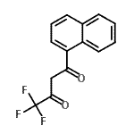 structure of CAS# 7639-68-1, 4,4,4-Trifluoro-1-(1-naphthyl)-1,3-butanedione;3-(2'-Naphthoyl)-1,1,1-trifluoroacetone;3-(2'-Naphthoyl)-1,1,1-trifluoroacetone?;4,4,4-trifluoro-1-(1-naphthyl)-1,3-butanedione