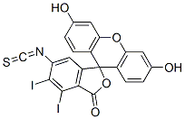 CAS#: 76391-89-4， 3',6'-Dihydroxy-4',5'-Diiodo-6-Isothiocyanatospiro[2-Benzofuran-3,9'-Xanthene]-1-One
