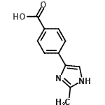 CAS#: 763913-26-4， 4-(2-Methyl-1H-imidazol-4-yl)benzoic acid