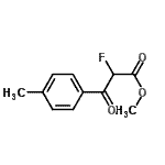 CAS 登录号：76435-48-8， 甲基2-氟-3-(4-甲基苯基)-3-氧代丙酸酯