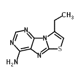 CAS#: 764587-50-0， 8-Ethyl[1,3]thiazolo[3,2-e]purin-4-amine