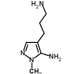 CAS#: 764642-91-3， 4-(3-Aminopropyl)-1-methyl-1H-pyrazol-5-amine
