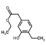 CAS#: 765302-52-1， ethyl 2-(4-ethyl-3-hydroxy-phenyl)acetate
