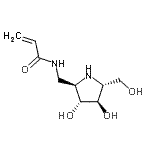 CAS#: 765308-98-3， N-{[(2R,3R,4R,5R)-3,4-Dihydroxy-5-(hydroxymethyl)-2-pyrrolidinyl]methyl}acrylamide