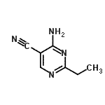 CAS#: 76574-45-3， 4-Amino-2-ethyl-5-pyrimidinecarbonitrile