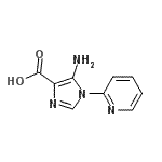 CAS#: 765850-70-2， 5-Amino-1-(2-pyridinyl)-1H-imidazole-4-carboxylic acid