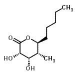 CAS#: 765941-86-4， (3S,4S,5R,6S)-3,4-Dihydroxy-5-methyl-6-pentyltetrahydro-2H-pyran-2-one