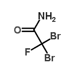 structure of CAS# 7663-25-4, 2,2-Dibromo-2-fluoroacetamide;2,2-Dibromo-2-fluoroacetamide 97%;MFCD08458108