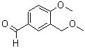 structure of CAS# 76646-41-8, 4-Methoxy-3-(methoxymethyl)benzaldehyde;4-Methoxy-3-methoxymethyl-benzaldehyde;MFCD01822195;ZINC00096513