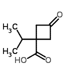 CAS 登录号：766513-48-8， 1-异丙基-3-氧代环丁烷羧酸