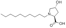 CAS 登录号：76652-68-1， (4R)-1-癸基-4-羟基-L-脯氨酸