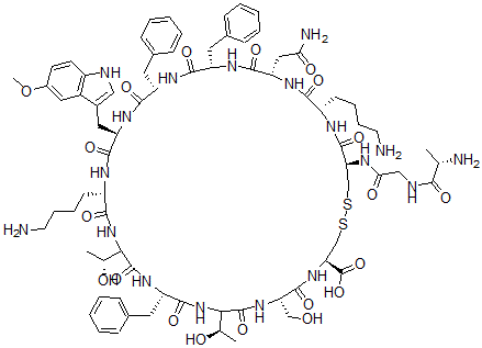 CAS#: 76689-49-1， 5-Methoxy-8-Trp-Somatostatin