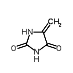 CAS 登录号：7673-65-6， 5-亚甲基-2,4-咪唑烷二酮