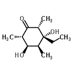 CAS#: 767319-64-2， (2R,3R,4S,5R,6S)-3-Ethyl-3,5-dihydroxy-2,4,6-trimethylcyclohexanone
