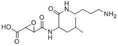 CAS#: 76739-51-0， (2S,3S)-3-[[(2S)-1-(4-Aminobutylamino)-4-methyl-1-oxo-pentan-2-yl]carbamoyl]oxirane-2-carboxylic acid