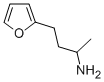 structure of CAS# 768-57-0, 3-(2-Furyl)-1-Methylpropylamine;[(1S)-3-(2-Furyl)-1-Methyl-Propyl]Ammonium;[(1S)-3-(2-Furyl)-1-Methylpropyl]Ammonium;Zinc03882374