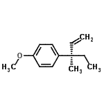 CAS#: 768392-53-6， 1-Methoxy-4-[(3R)-3-methyl-1-penten-3-yl]benzene