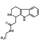CAS#: 76907-21-6， N-Ethyl-2-(2,3,4,9-tetrahydro-1H-beta-carbolin-1-yl)acetamide