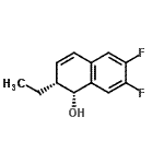 CAS#: 769154-38-3， (1R,2R)-2-Ethyl-6,7-difluoro-1,2-dihydro-1-naphthalenol
