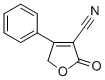 结构式 CAS# 7692-89-9, 2-氧代-4-苯基-2,5-二氢-3-呋喃甲腈