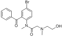 CAS#: 76938-22-2， N-[2-(Benzoyl)-4-Bromophenyl]-2-(2-Hydroxyethyl-Methylamino)-N-Methylacetamide