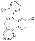 CAS#: 76988-39-1， 9-Chloro-7-(2-Chlorophenyl)-5H-Pyrimido[5,4-d][2]Benzazepine