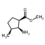 CAS 登录号：769894-82-8， 甲基(1R,2S,3S)-2-氨基-3-甲基环戊烷羧酸酯