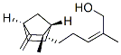 CAS 登录号：77-42-9， [1S-[1alpha,2alpha(Z),4alpha]]-2-甲基-5-(2-甲基-3-亚甲基双环[2.2.1]庚-2-基)-2-戊烯-1-醇