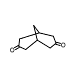 structure of CAS# 770-15-0, Bicyclo[3.3.1]nonane-3,7-dione;(1r,5r)-Bicyclo[3.3.1]nonane-3,7-dione;MFCD22575204;rac-(1r,5r)-bicyclo[3.3.1]nonane-3,7-dione